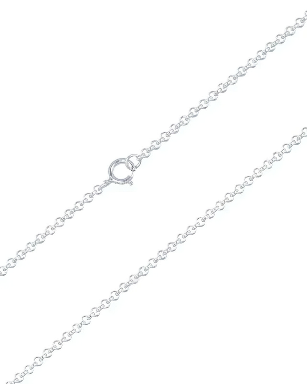 Minimalist 925 sterling silver O-chain necklace for men and women with pearl compatibility 银项链