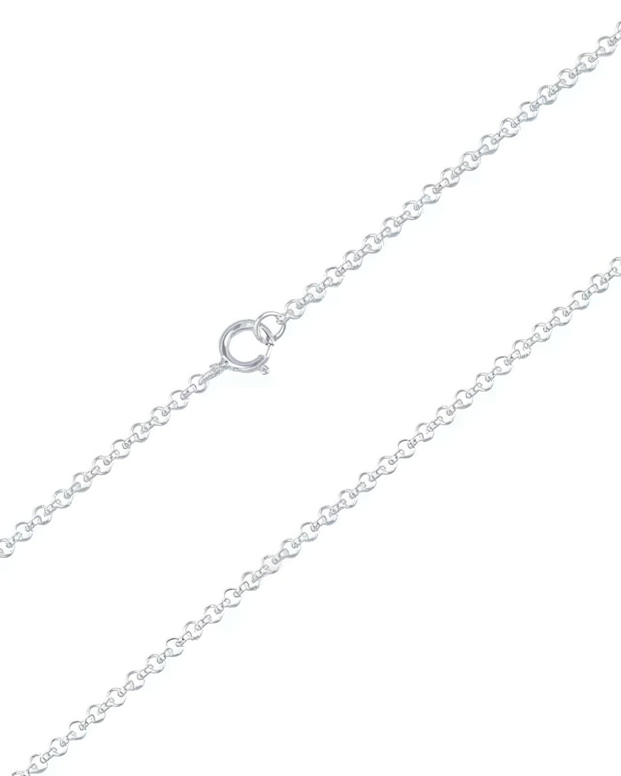 Minimalist 925 sterling silver O-chain necklace for men and women with pearl compatibility 银项链